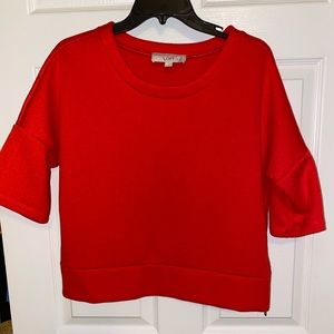 The Loft cropped sweater